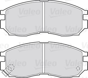 Valeo 301625 - Brake Pad Set, disc brake autospares.lv