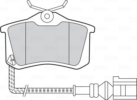 Valeo 301674 - Brake Pad Set, disc brake autospares.lv