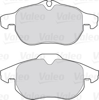 Valeo 301678 - Brake Pad Set, disc brake autospares.lv