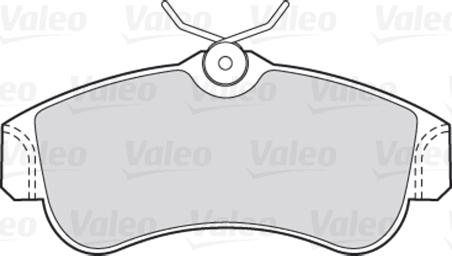 Valeo 301054 - Brake Pad Set, disc brake autospares.lv