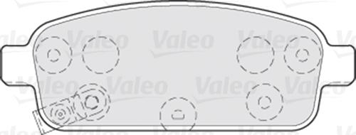 Valeo 301055 - Brake Pad Set, disc brake autospares.lv