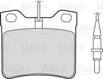 Valeo 301062 - Brake Pad Set, disc brake autospares.lv