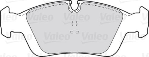 Valeo 301018 - Brake Pad Set, disc brake autospares.lv