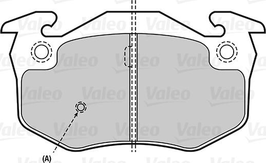 Valeo 301080 - Brake Pad Set, disc brake autospares.lv