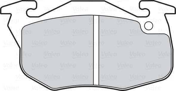 Valeo 301155 - Brake Pad Set, disc brake autospares.lv