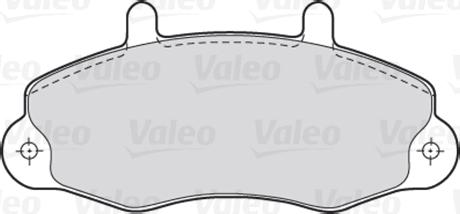 Valeo 301036 - Brake Pad Set, disc brake autospares.lv