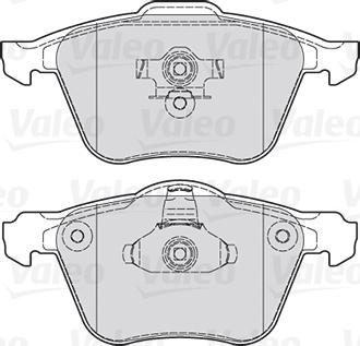 Valeo 301030 - Brake Pad Set, disc brake autospares.lv