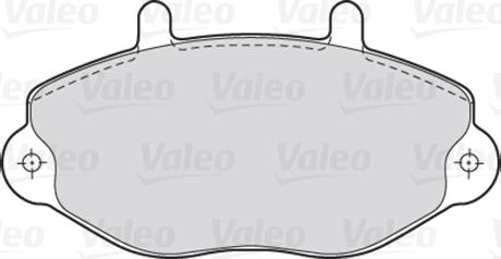 Valeo 301037 - Brake Pad Set, disc brake autospares.lv