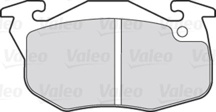 Valeo 301075 - Brake Pad Set, disc brake autospares.lv