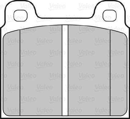 Valeo 301106 - Brake Pad Set, disc brake autospares.lv