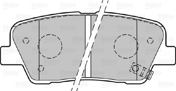 Valeo 301134 - Brake Pad Set, disc brake autospares.lv