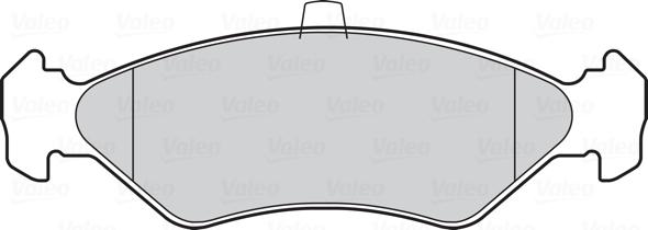 Valeo 301171 - Brake Pad Set, disc brake autospares.lv