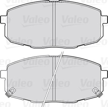 Valeo 301842 - Brake Pad Set, disc brake autospares.lv