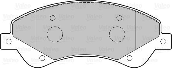 Valeo 301818 - Brake Pad Set, disc brake autospares.lv