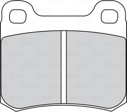 Valeo 301345 - Brake Pad Set, disc brake autospares.lv