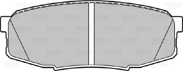 Valeo 670340 - Brake Pad Set, disc brake autospares.lv