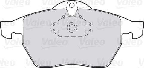 Valeo 670305 - Brake Pad Set, disc brake autospares.lv