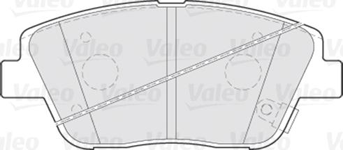 Valeo 301294 - Brake Pad Set, disc brake autospares.lv