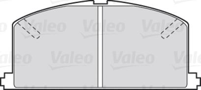 Valeo 301266 - Brake Pad Set, disc brake autospares.lv