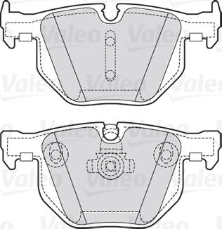 Valeo 301754 - Brake Pad Set, disc brake autospares.lv