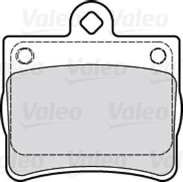 Valeo 301763 - Brake Pad Set, disc brake autospares.lv