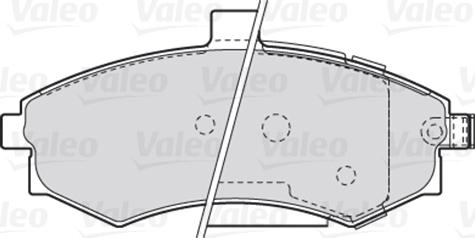 Valeo 301781 - Brake Pad Set, disc brake autospares.lv