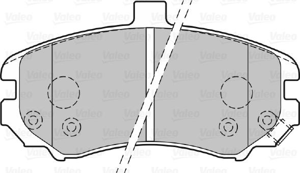 Valeo 301739 - Brake Pad Set, disc brake autospares.lv