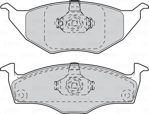 Valeo 301735 - Brake Pad Set, disc brake autospares.lv