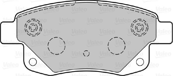 Valeo 301738 - Brake Pad Set, disc brake autospares.lv