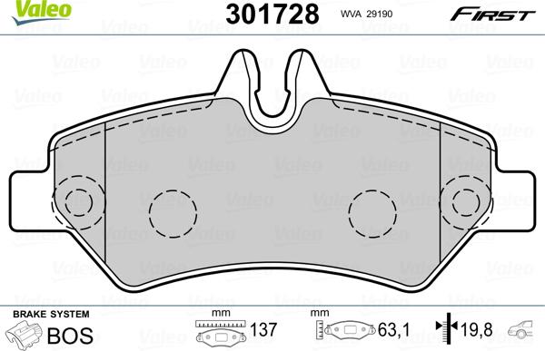 BENDIX 573507 - Brake Pad Set, disc brake autospares.lv