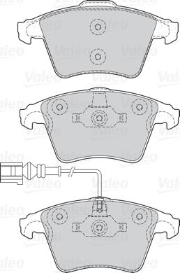 Valeo 302042 - Brake Pad Set, disc brake autospares.lv