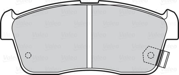 Valeo 302055 - Brake Pad Set, disc brake autospares.lv