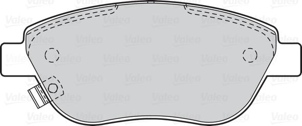 Valeo 302069 - Brake Pad Set, disc brake autospares.lv