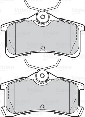 Valeo 302066 - Brake Pad Set, disc brake autospares.lv