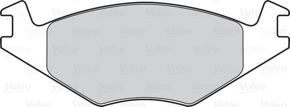 Valeo 302009 - Brake Pad Set, disc brake autospares.lv