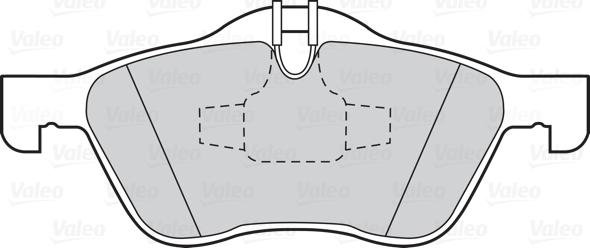 Valeo 302019 - Brake Pad Set, disc brake autospares.lv