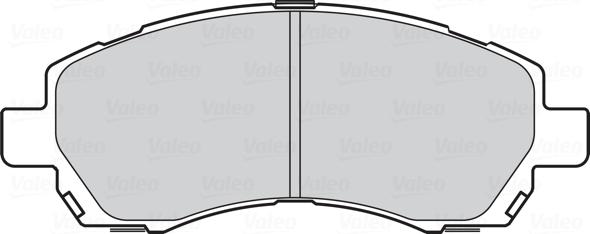 Valeo 302082 - Brake Pad Set, disc brake autospares.lv