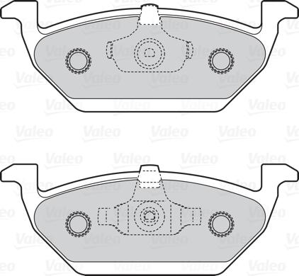 Valeo 302029 - Brake Pad Set, disc brake autospares.lv