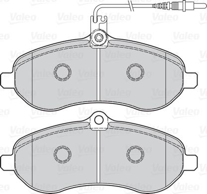 Valeo 302078 - Brake Pad Set, disc brake autospares.lv