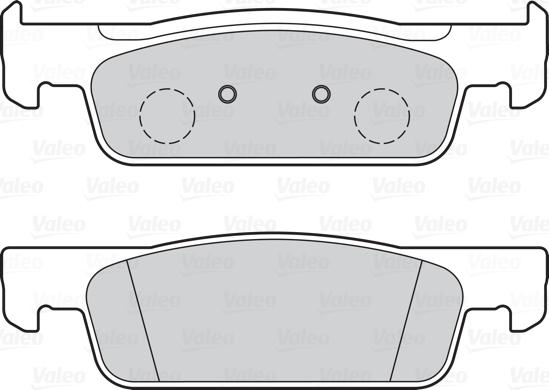 Valeo 302150 - Brake Pad Set, disc brake autospares.lv