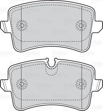 Valeo 670378 - Brake Pad Set, disc brake autospares.lv