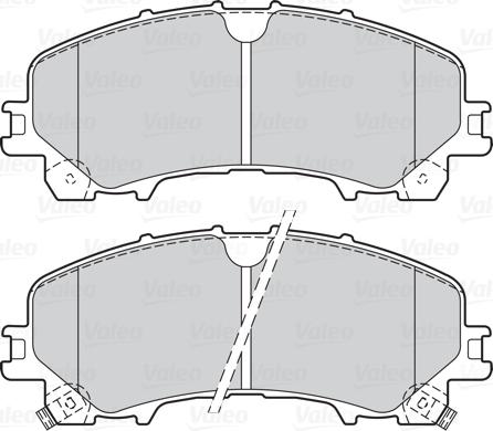 Valeo 302167 - Brake Pad Set, disc brake autospares.lv