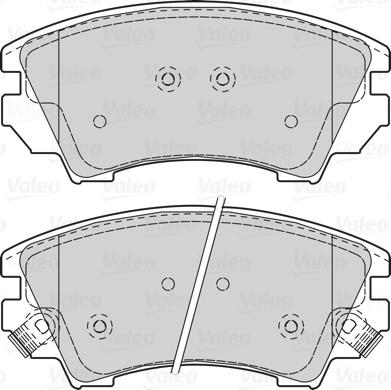 Valeo 302117 - Brake Pad Set, disc brake autospares.lv