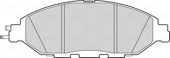 Valeo 302321 - Brake Pad Set, disc brake autospares.lv