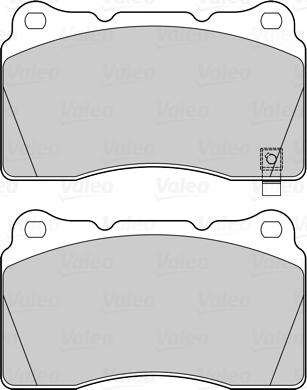 Valeo 302295 - Brake Pad Set, disc brake autospares.lv