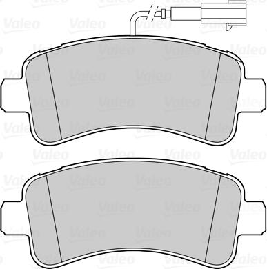 Valeo 302268 - Brake Pad Set, disc brake autospares.lv