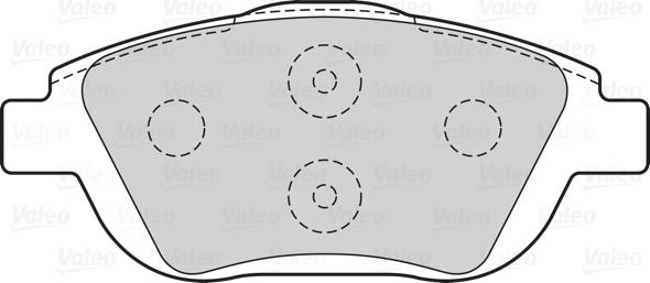 Valeo 302218 - Brake Pad Set, disc brake autospares.lv