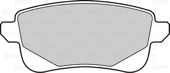 Valeo 302232 - Brake Pad Set, disc brake autospares.lv