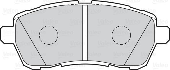 Valeo 302220 - Brake Pad Set, disc brake autospares.lv