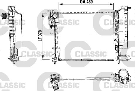 Valeo 316715 - Radiator, engine cooling autospares.lv